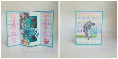 happy birthday
3d popup drop in, june paper pad dolphins/fish cut with the dolphins2stamp dies
Keywords: dolphins2stamp