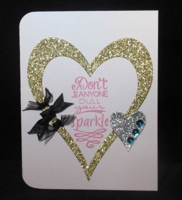 *don't let anyone...
upliftingwords2hear.  sizzix framelits hearts 2
