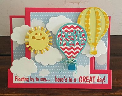 *floating by
Kindness step up. Hot4balloons stamps. Sun triplets.
