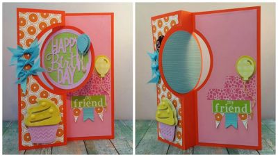 *for my friend
5×7 flip it. Tsol paper and embellishments 
