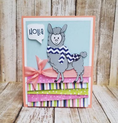 holla
fringe dies, llama2stamp (paper pad from card kit club, actually)
