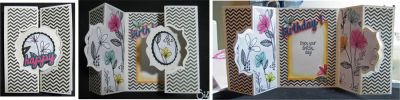 happy birthday
using the regal stand up die set, created the gate fold per Stephanie's instructions. It was so easy!  Also used dies from the framelit flip it circle #2 set; stamp from spinner2stamp.  Designer paper from Michael's...
