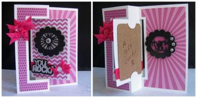 *you rock
rectangle/gc flip it card die set. tsol papers.
