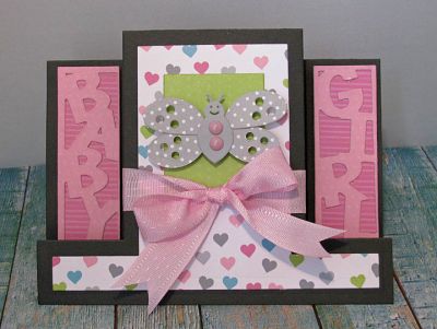 *baby girl
cute as a bug step up card. all products TSOL.
