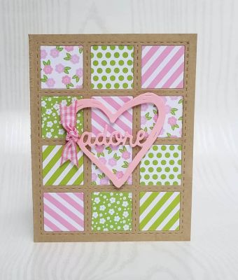 adore
12 grid die set, adore from card kit club set
