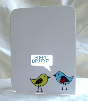 *happy birthday
sizzix birds and tree stamps and die set.
