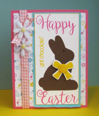 *happy easter
happycalligraphy2stamp.  chocolatebunny2stamp and dies.
