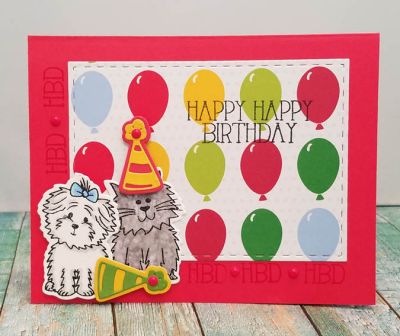 *hbd
hats4critters. stitched rectangle. papers tsol.
