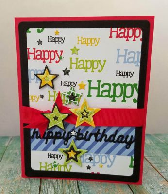 *happy birthday
sizzix drop in script. papers by tsol.
