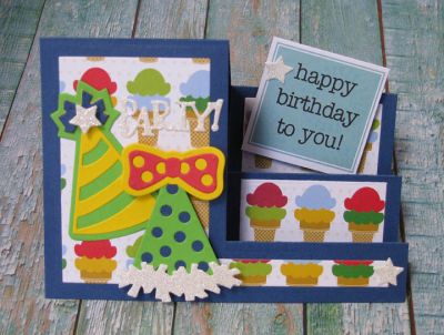 *happy birthday to you
Tsol papers and embellishments 
