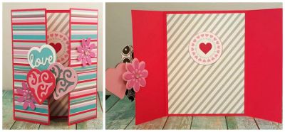 *heart
half A2 card, gatefold.  all products TSOL
