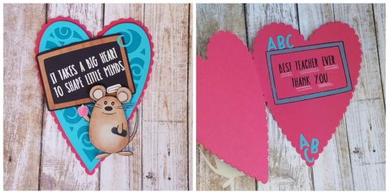 It takes a big heart....
teachermouse2stamp. sizzix heart fold its. 
Keywords: sizzixfold-its