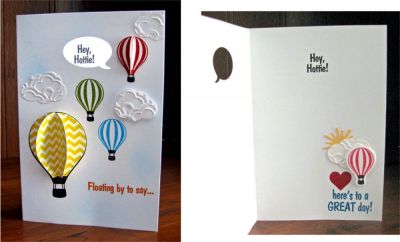 hey, hottie!
hot4balloons stamp/die set.  i cardlifted the 3d balloon idea from one of the tsol DT members.  :)
