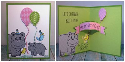 *hippo birday
Banner 3d drop ins. Balloons to stamp and cut.
