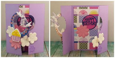 *it's your day
half A2 card, gatefold
