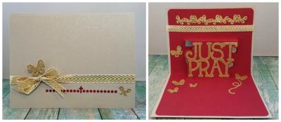 just pray
Just pray 3d drop in. butterflies from mini step up card die set
