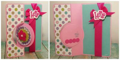 *hello
mini circle flip it.  miss you sizzix stamp. all products tsol
