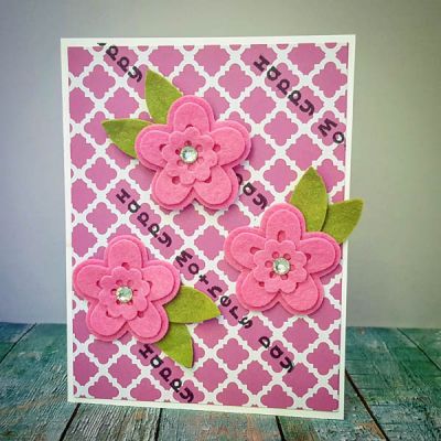 *happy mother's day
happystandups2stamp. flower triplits 3. tsol papers and felt. 
