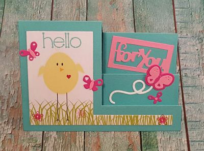 *for you
happy day mini step up card die set. tsol papers. flower stamps by sizzix
