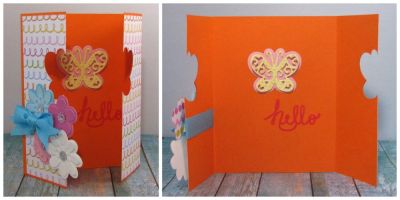 *hello
Half A2card, gatefold. Hello stamp by sizzix. all products TSOL
