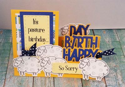 *pasture birthday
sheep2stamp. sayings4sheep. step up die set. stitched rectangle dies. tsol papers/inks

