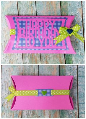 *happy birthday
pillow box die set. tsol paper/products
