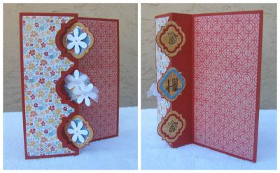 *hi
playful flip it card die set.  stamp2build stamps. mini flower dies
