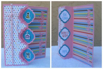 *happy birthday!
playful flip it card die set.  spinner2stamp stamp/die set
