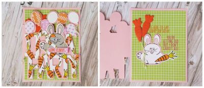 it's a party
bunnypudgie12. sizzix it's a party card die set. tsol papers, inks. markers
