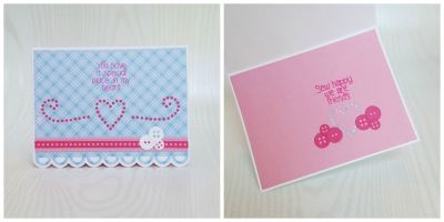 sew happy
ribbon edge card, ribbon border dies, sayins4jar, dies for jar2stamp
