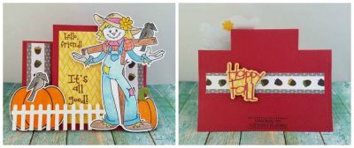 *it's all good
scarecrow2stamp + dies on you are so kind step up card die + pumpkin dies + sizzix fence. papers tsol
