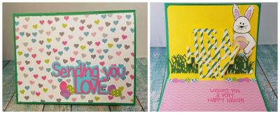 *sending love
bunnyfriend4bear. die from bear2stamp dies. it's a happy day pop up card die set. papers tsol. tsol grass die
