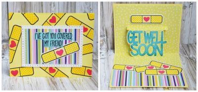 Get Well
sizzix get well soon stamps and dies. sizzix get well soon 3d drop in die. dotted rectangle dies. tsol papers/inks/markers
