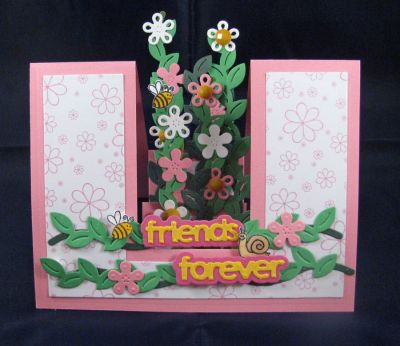 *friends forever
Sizzix step up.  TSOL stamp2build
