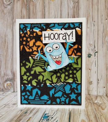 hooray!
sizzix star card front die set. monsters4celebrations. tsol markers
Keywords: monsters4celebrations