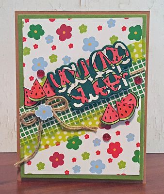 *you are sweet
watermelon2stamp/dies. tsol papers, washi tape and embellishments. rectangle dies.
