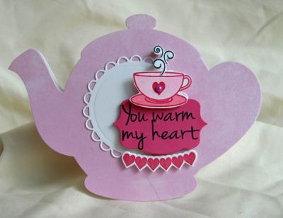 *warm my heart shaped card
