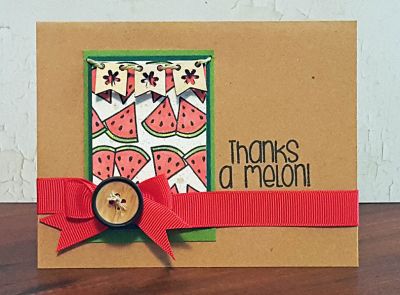 *thanks a melon
watermelon2stamp. tsol wood banners and red ribbon
