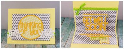 thinking of you
sizzix get well soon 3d drop in. tsol papers. sizzix thinking of you circle word die. sizzix flower triplits. sizzix banner triplits.
Keywords: CircleWordDies