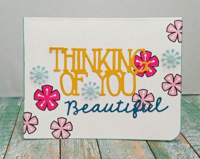 *thinking of you
newportflower2stamp plus dies.  tsol thinking of you and beautiful dies. tsol inks.
Keywords: worddies