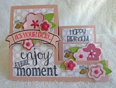 *enjoy the moment
morechalksayings2stamp and little bee from stamp2build happy birthday from candles4birthday
