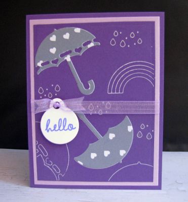 *hello
umbrella triplits. sizzix tags & words. sizzix ink transfer sheets. tsol paper. tsol rectangle dies
