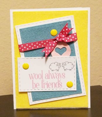 *wool always
sheep2stamp. sayings4sheep. stitched rectangle dies. grid heart die. tsol felt. tsol inks
