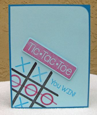 *you win
Tictactoe2play stamps and dies
