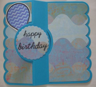 Hot Air Balloon Birthday Card Inside

