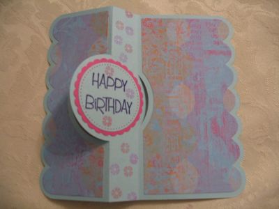 Happy Birthday Crazy Daisy Card - Inside
