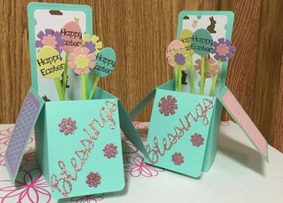 Easter box cards
