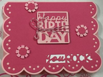 Birthday drop in card
