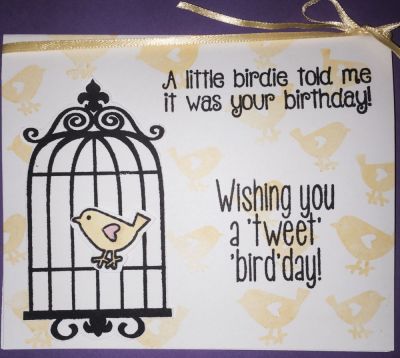 Canary bird day card
Canary in a coal mine ☺️
