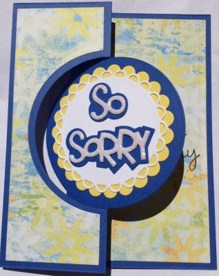Sympathy card #1 outside
